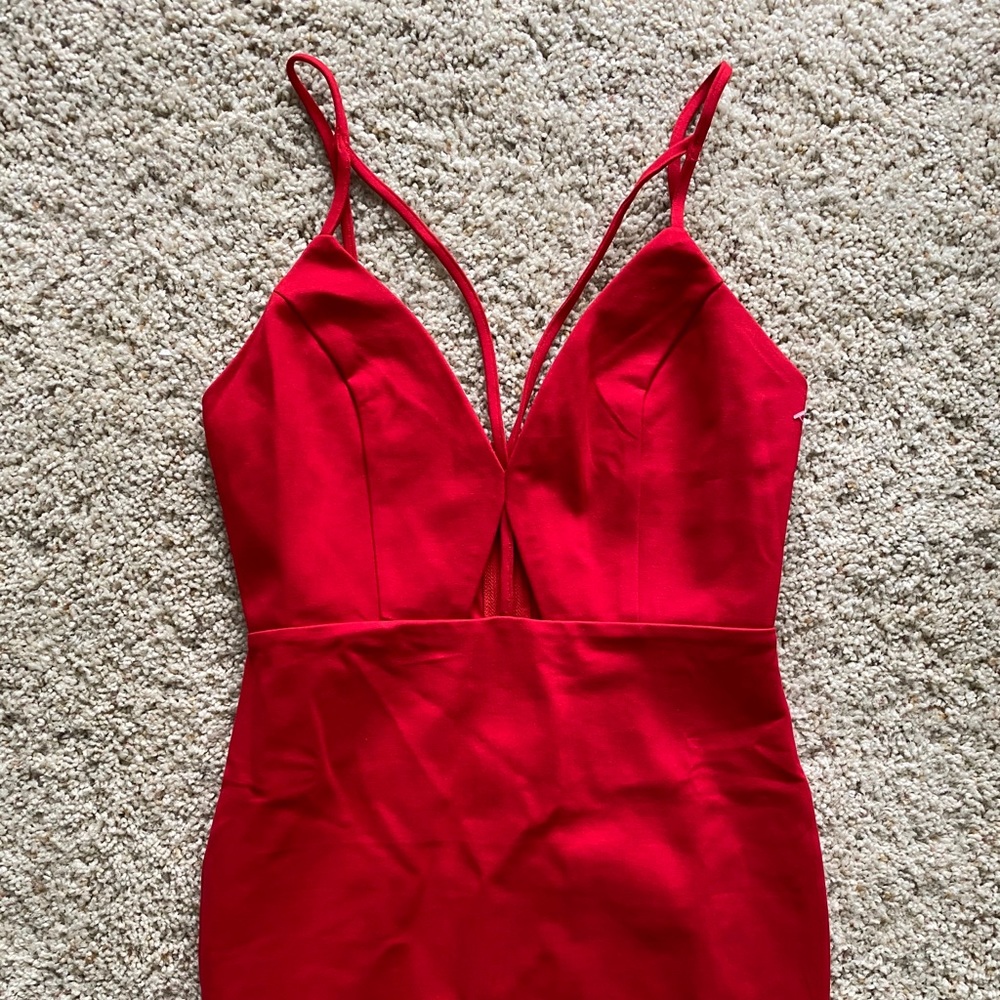 Red dress